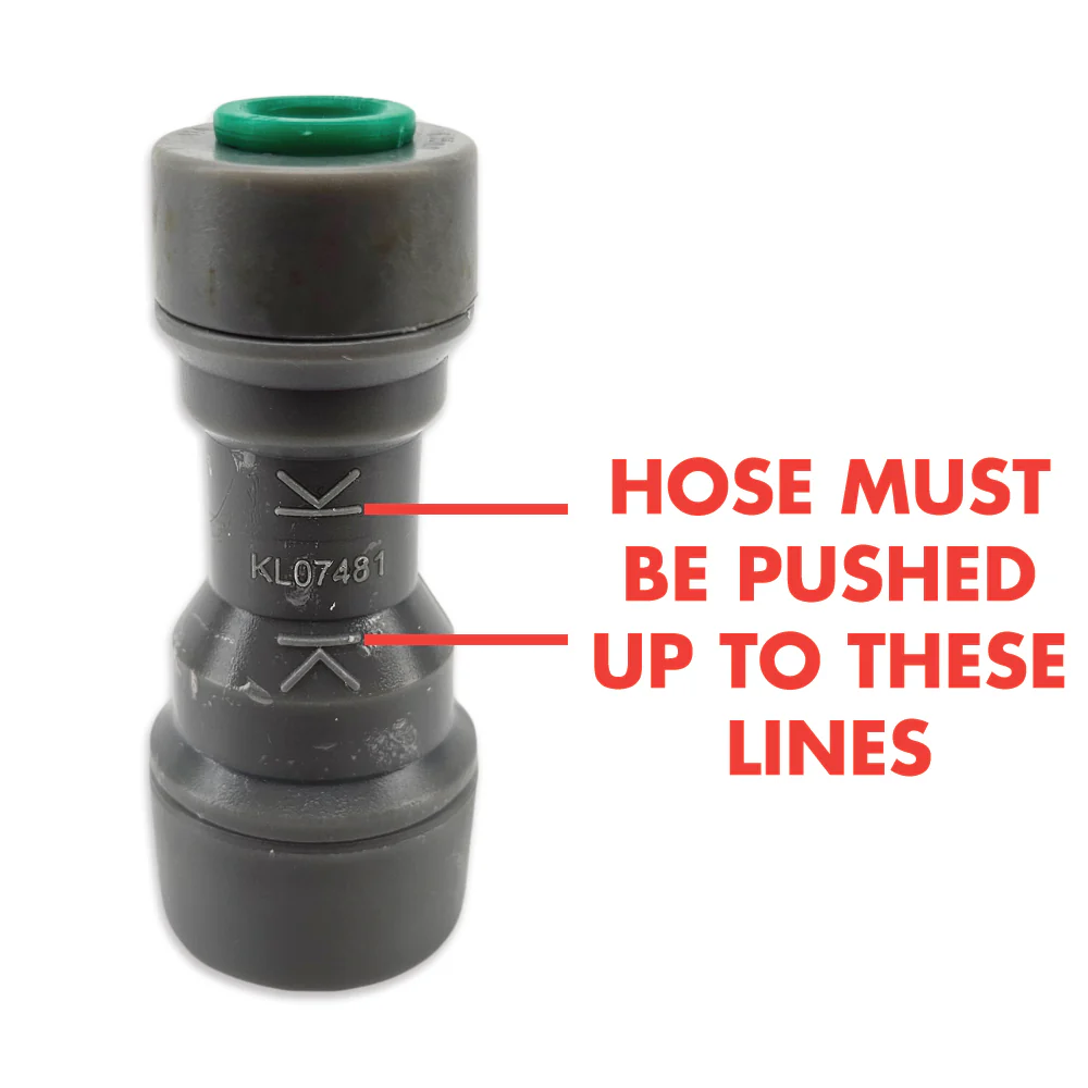 duotight - 6.35mm (1/4'') Female x 8mm (5/16'') Female Reducer - Image 5