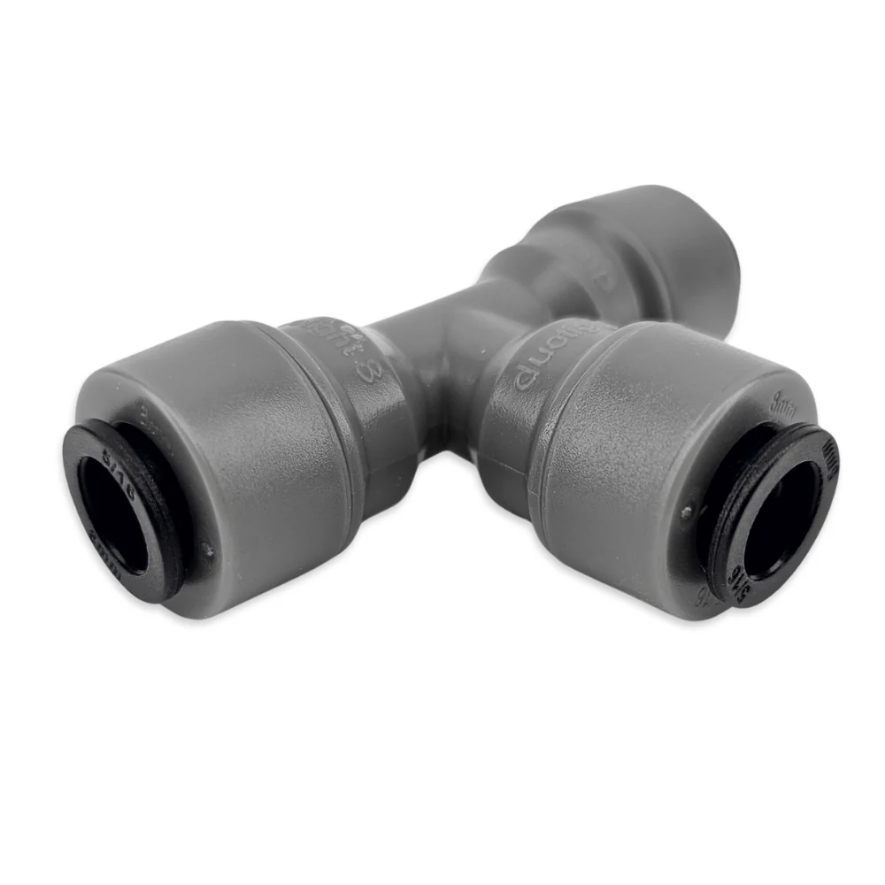 duotight – 8mm (5/16”) Female x 8mm (5/16”) Female Tee Piece - Image 4