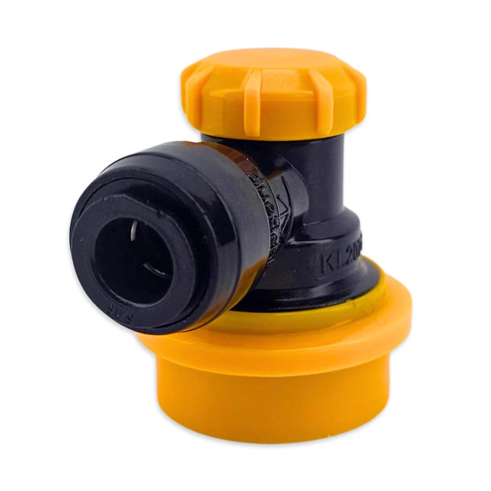 duotight 8mm (5/16) x Ball Lock Disconnect - (Black + Yellow Liquid) - Image 2
