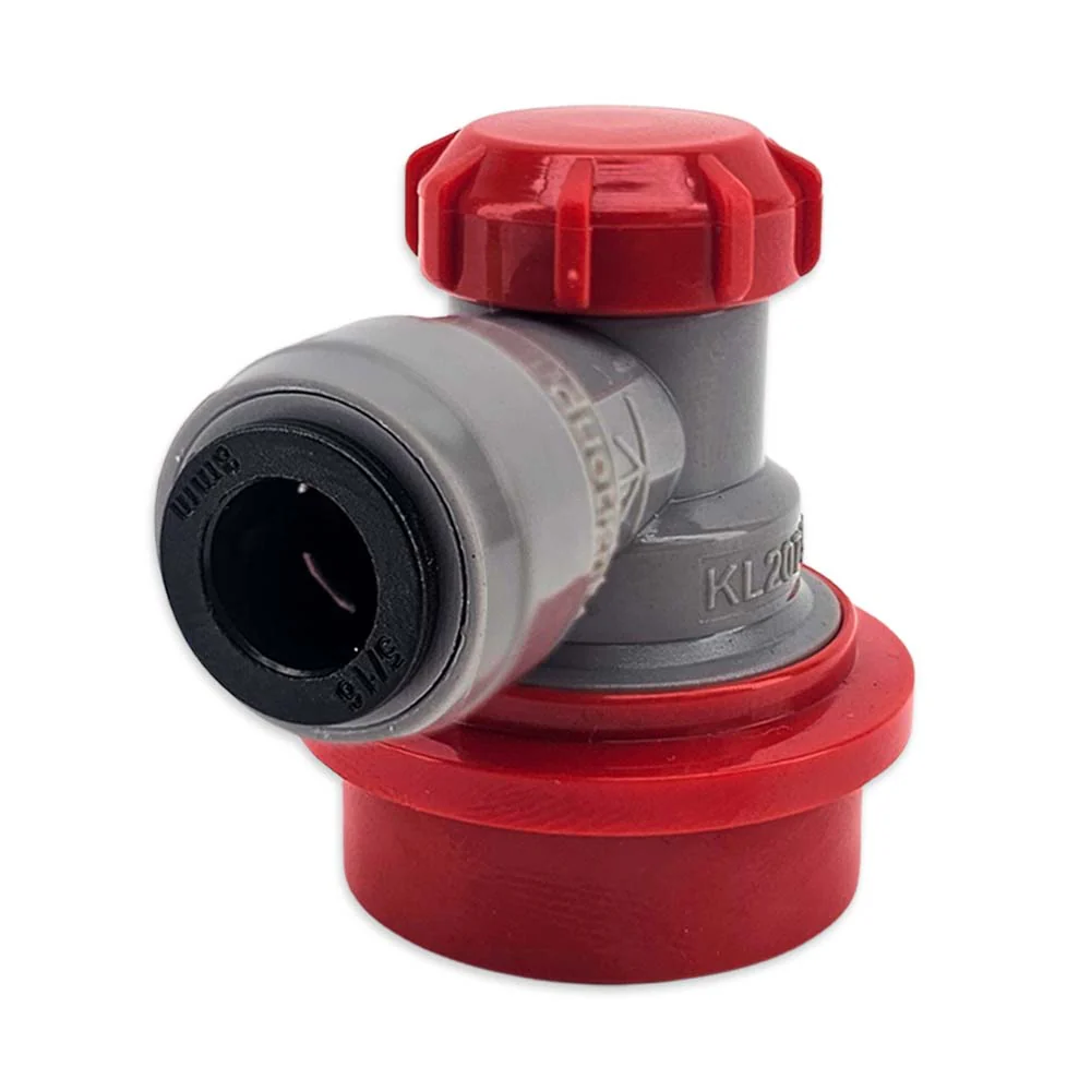 duotight 8mm (5/16) x Ball Lock Disconnect - (Grey + Red Gas) - Image 2