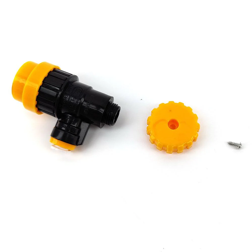 POK duotight 8mm x Flow Control Ball Lock Disconnect (Liquid Black + Yellow) - Image 6