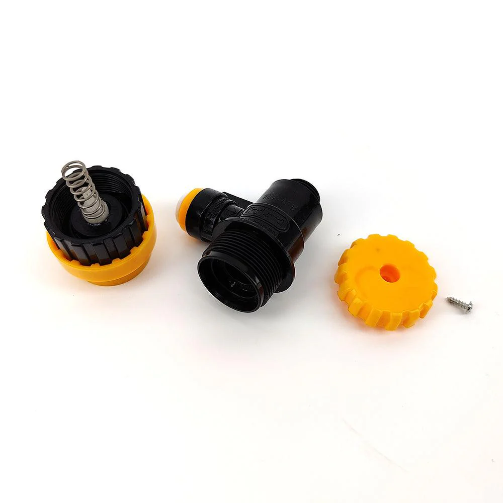 POK duotight 8mm x Flow Control Ball Lock Disconnect (Liquid Black + Yellow) - Image 7