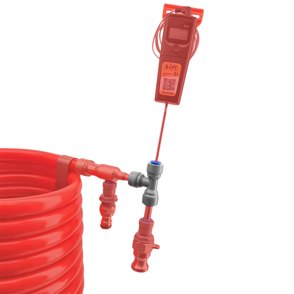 duotight - 9.5mm (3/8') Thermowell Tee (suits 3.5 - 4.5mm OD Probe) - Image 2