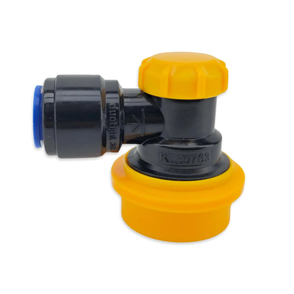 duotight 9.5mm (3/8) x Ball Lock Disconnect - (Black + Yellow Liquid) - Image 3