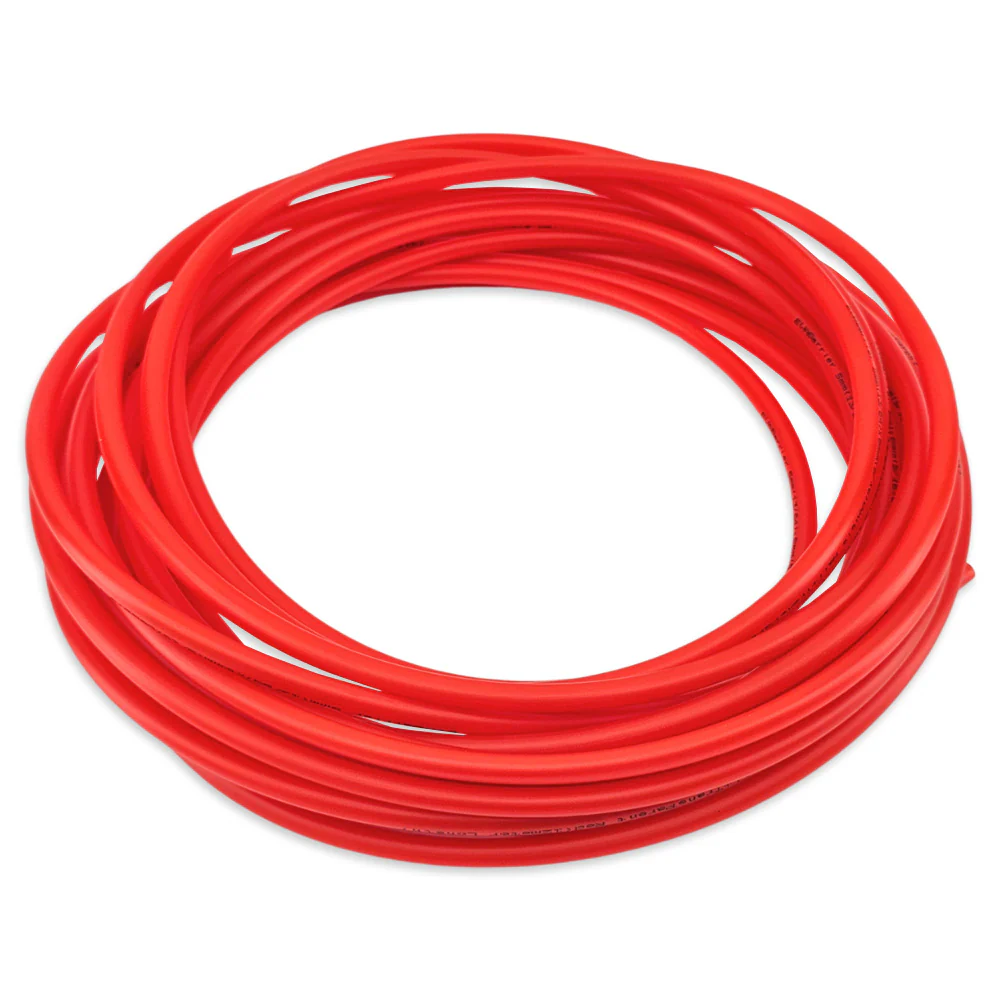Red EVABarrier 5mm ID x 8mm OD x 12m Roll - Double Wall Semi-Transparent EVA - Image 2