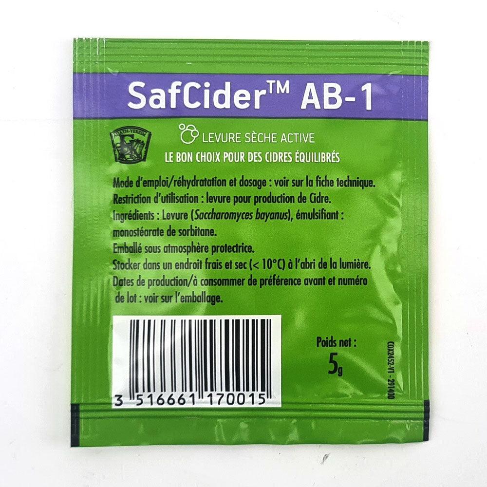 Fermentis SafCider AB-1 Yeast x 5g - Image 2
