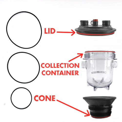 FermZilla - Seal Kit (Lid O-ring, Collection Container O-ring and Cone O-Ring) - Image 2