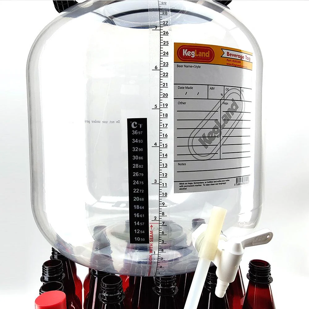 FermZilla - Flat Bottom 30L - PET Bottle Homebrew Starter Kit - Image 12