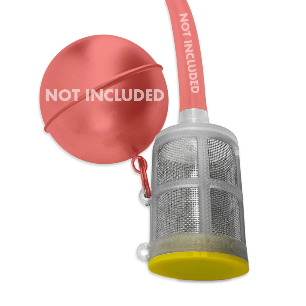 Yellow Weighted Floating Dip Tube Filter - Gen2 - Image 2