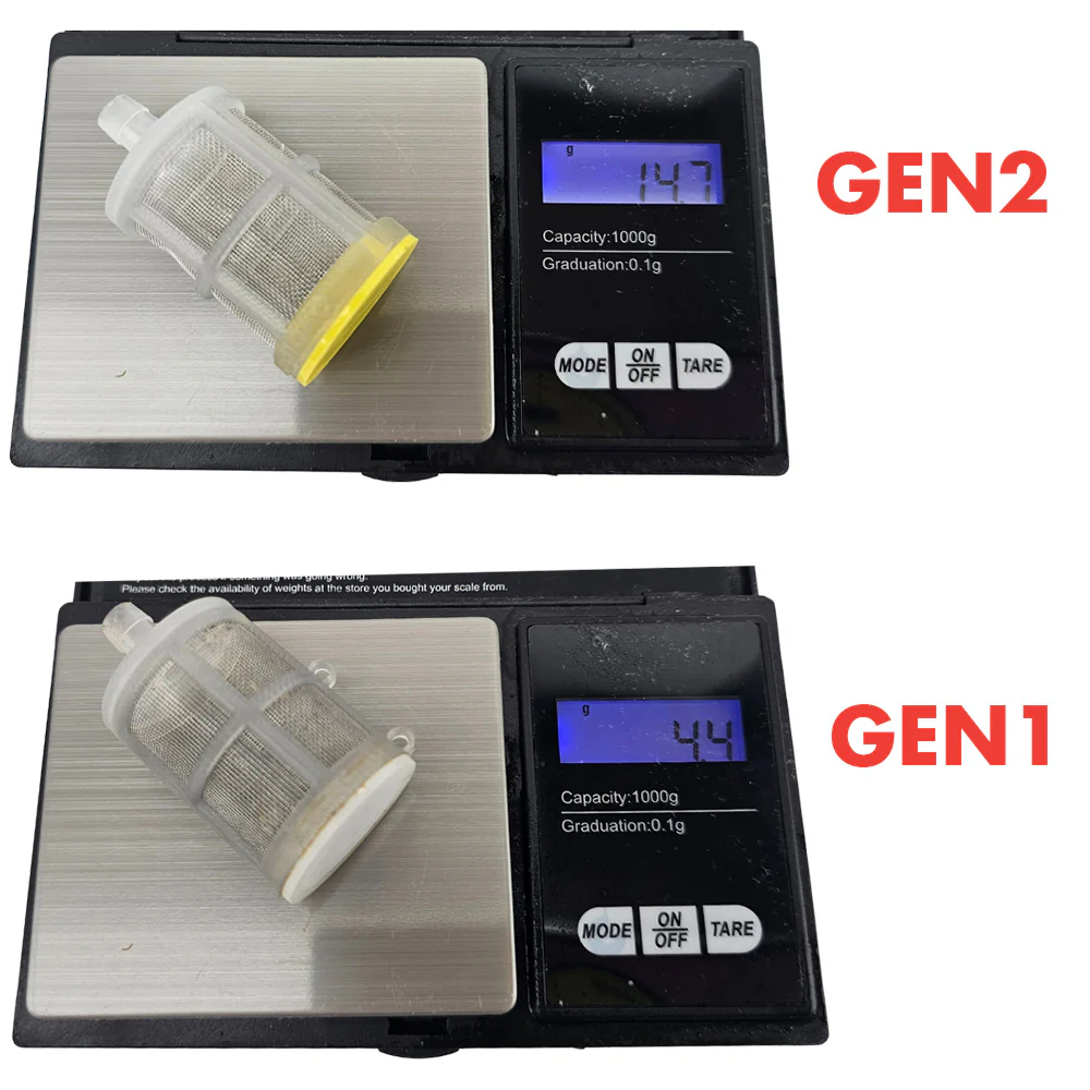 Yellow Weighted Floating Dip Tube Filter - Gen2 - Image 5