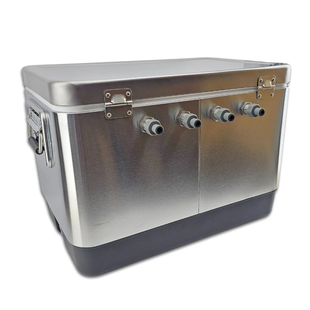 Four Tap Jockey Box Builder - Stainless Steel Cooler - Image 11