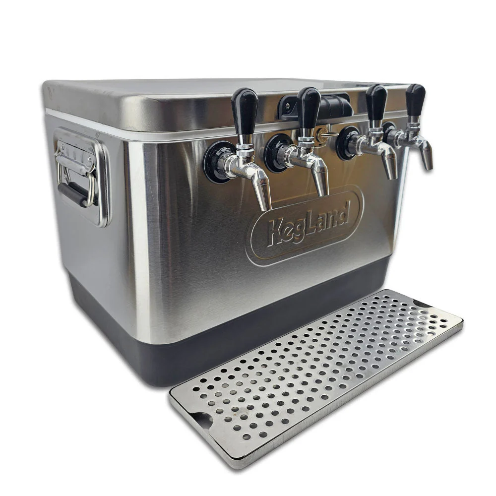 Four Tap Jockey Box Builder - Stainless Steel Cooler - Image 3