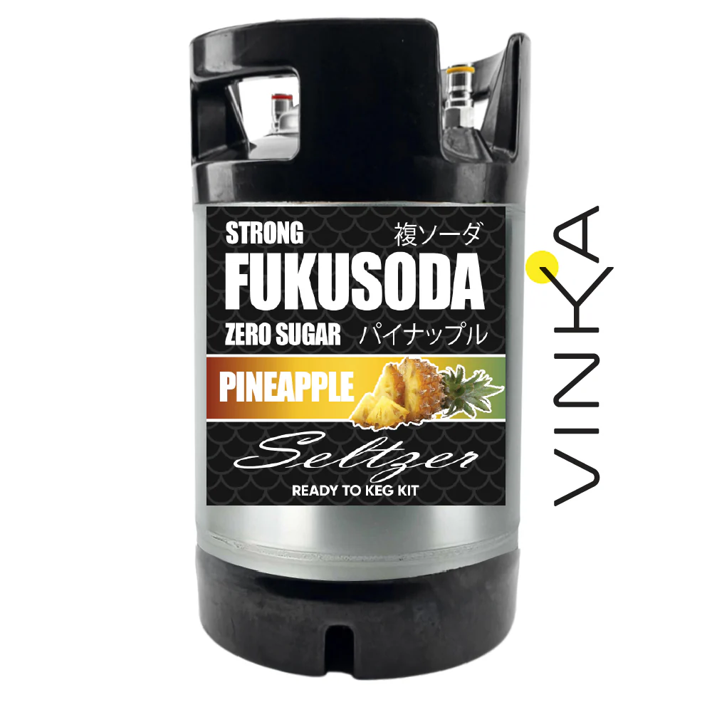 Hard FUKUSODA Pineapple - Zero Sugar - Ready to Keg Kit - Image 6