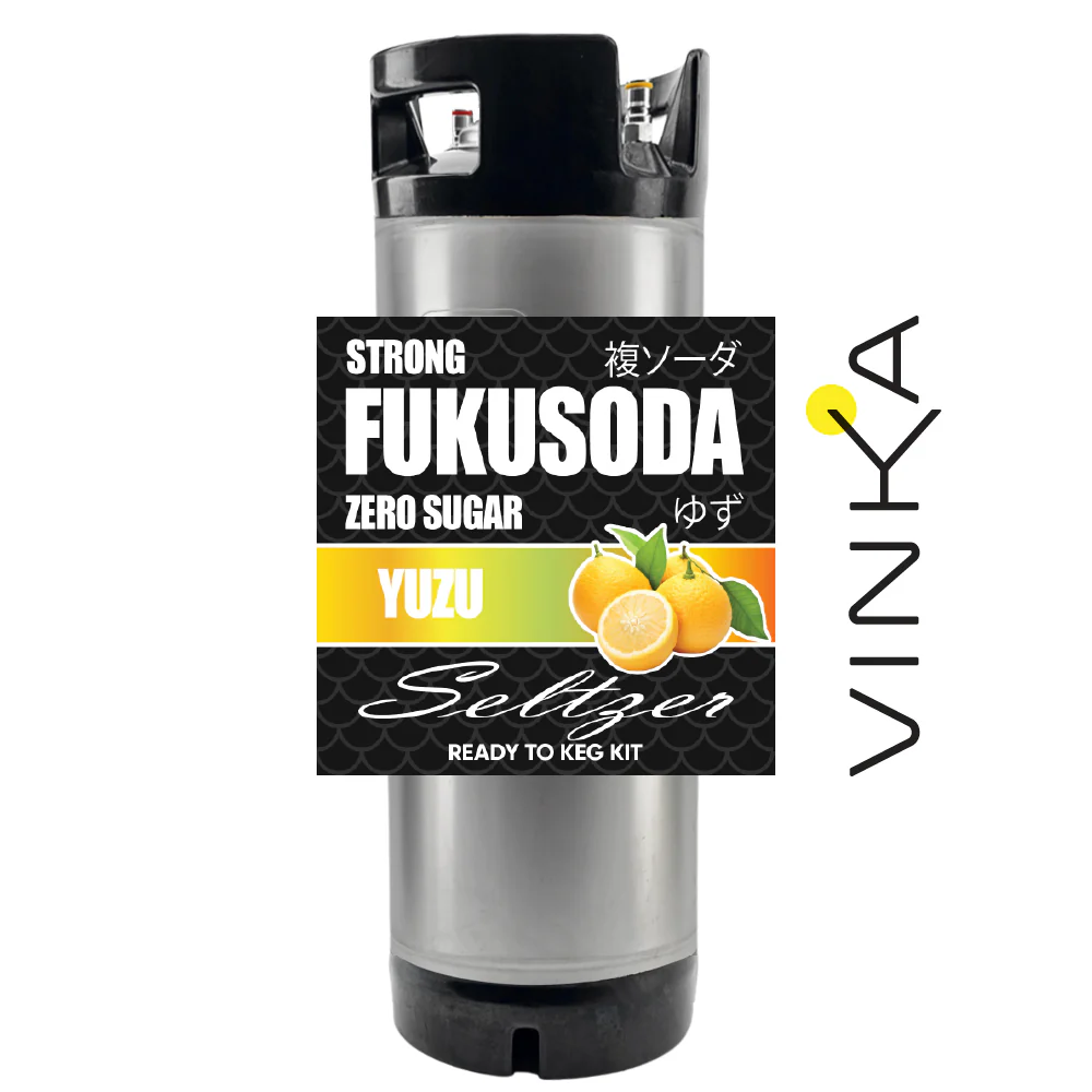 Hard FUKUSODA Yuzu - Zero Sugar - Ready to Keg Kit - Image 5