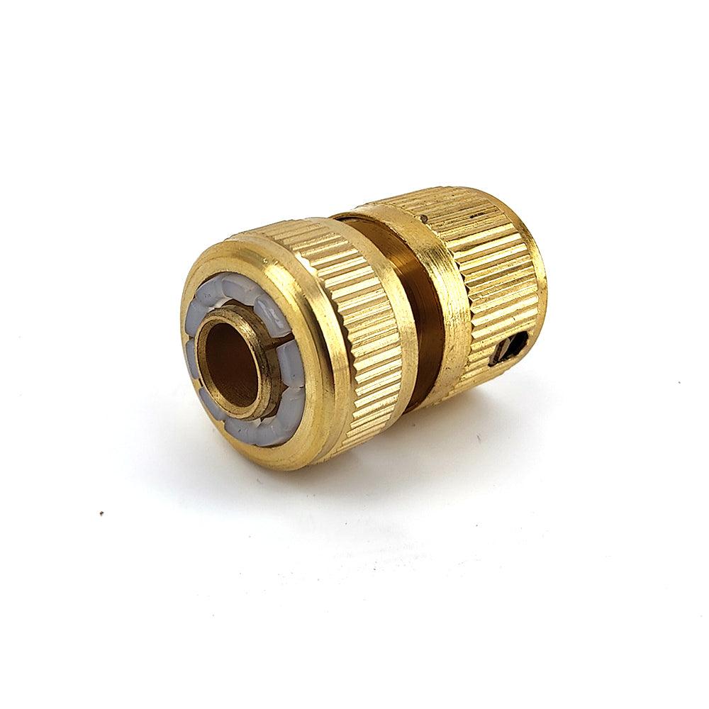 Brass Female Garden Hose Connector x 12mm - 1/2'' Grip Hose Connector - Image 3