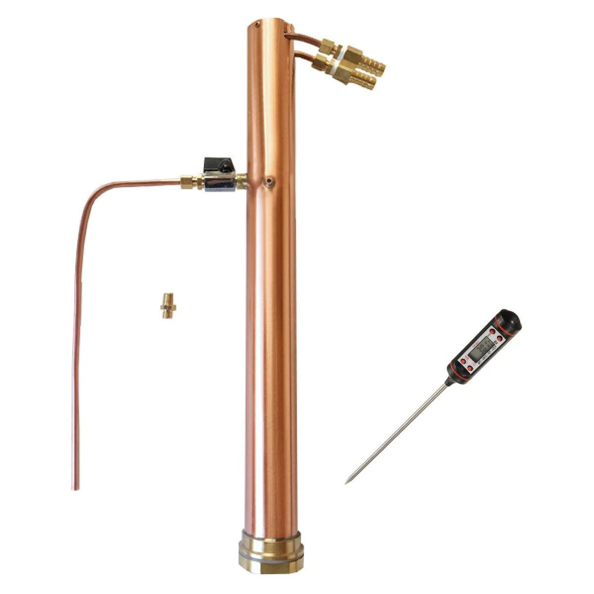 Gen 1.0 - AlcoEngine - Copper reflux Still with 13mm Barb Tails - Image 6