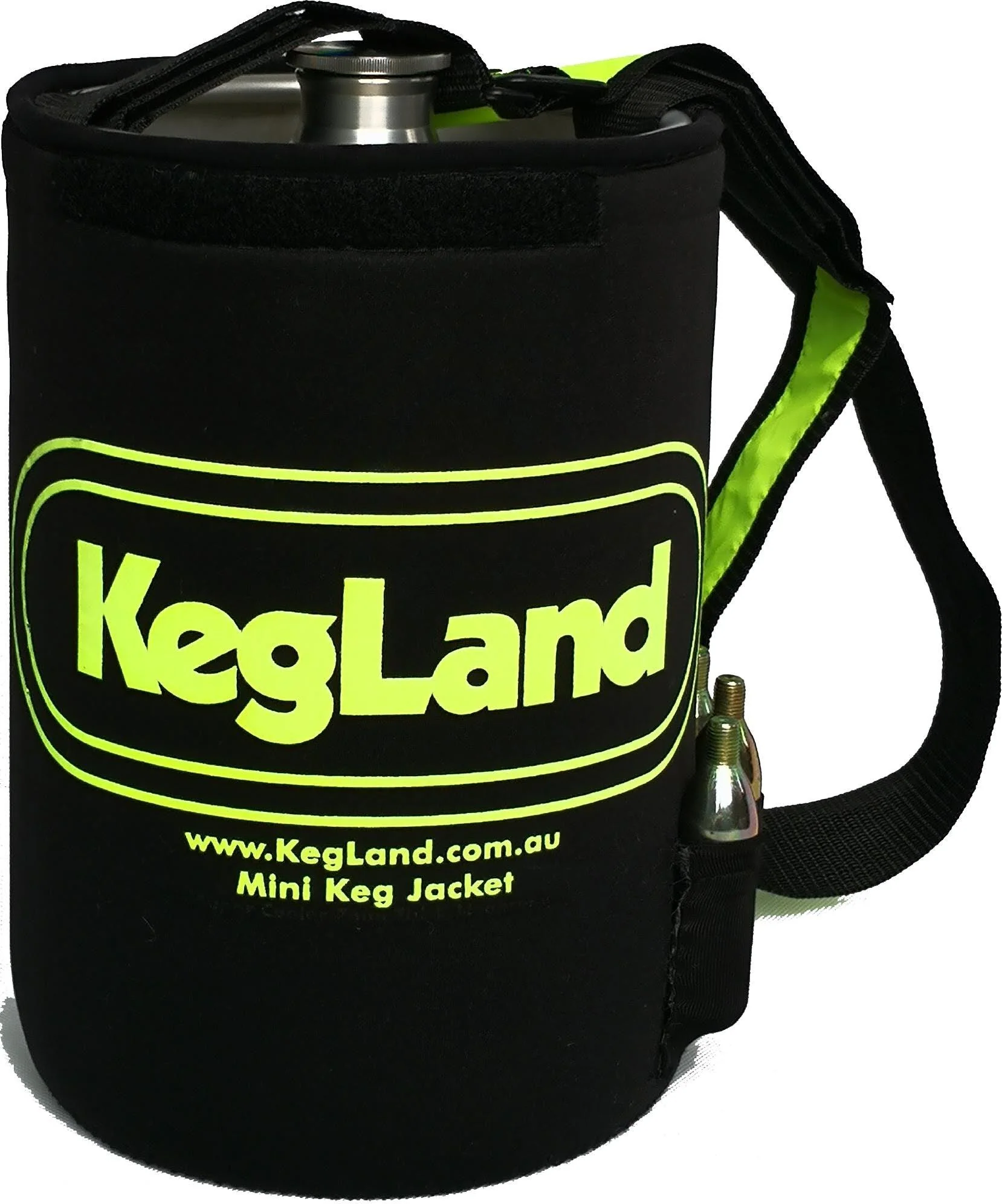 4L Glow in the Dark Mini Keg Neoprene Keg Parka / Jacket - Image 2