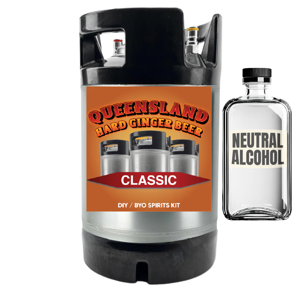 Queensland Hard Ginger Beer - DIY ~ BYO Spirits Keg Mix Kit - Image 3