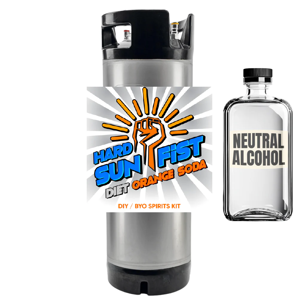 Hard Diet Sun Fist - Orange Soda - DIY ~ BYO Spirits Keg Kit - Image 2