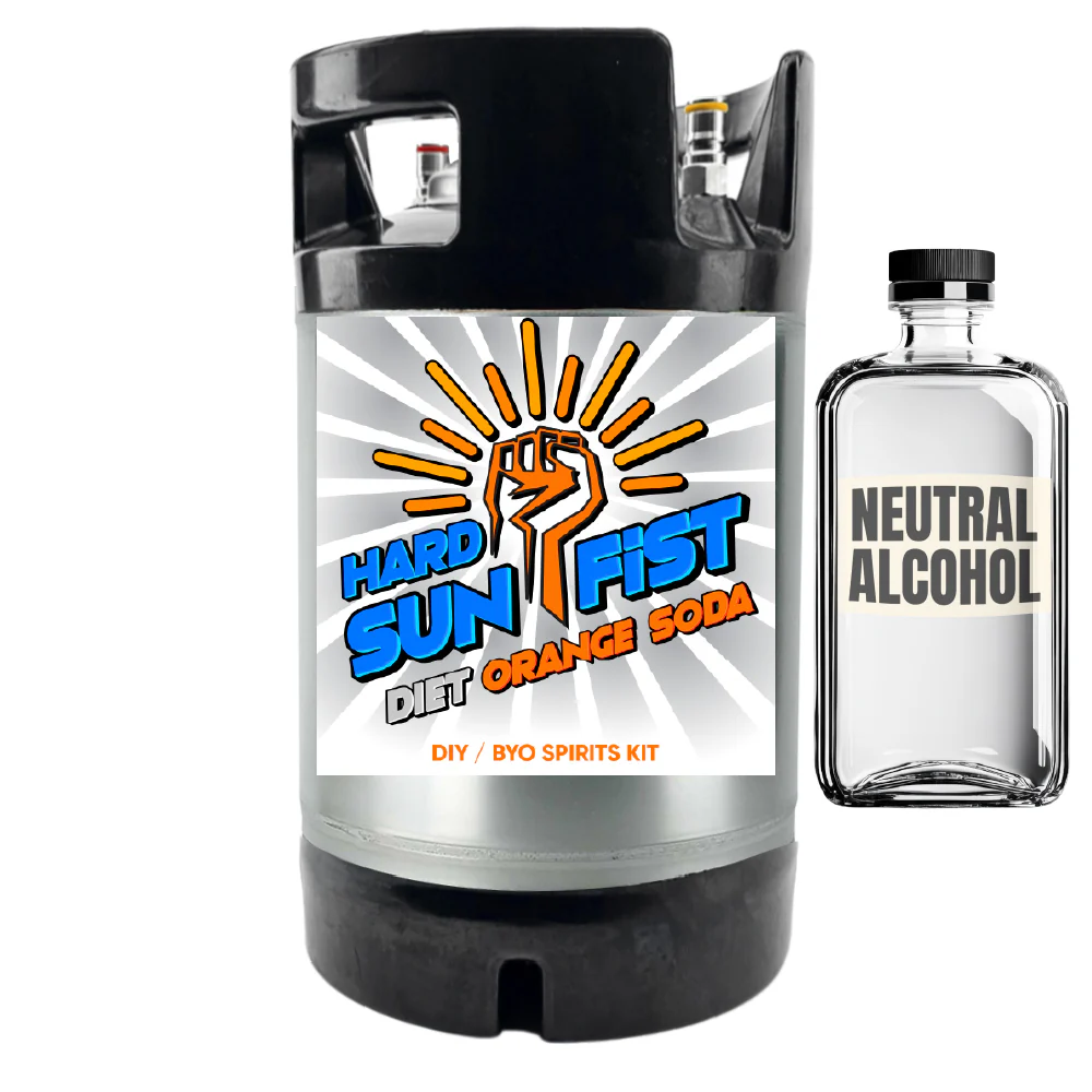 Hard Diet Sun Fist - Orange Soda - DIY ~ BYO Spirits Keg Kit - Image 3