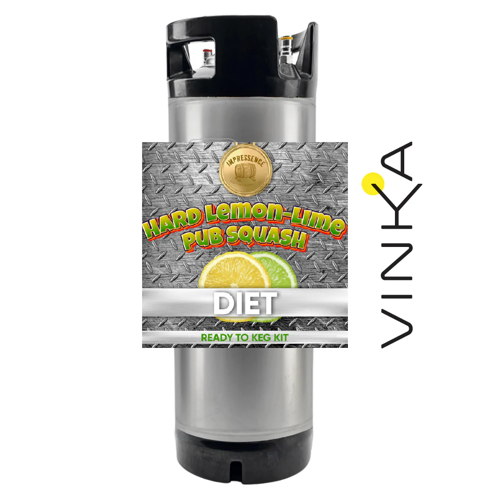 Hard Lemon-Lime Pub Squash - Diet - Ready to Keg Kit - Image 3