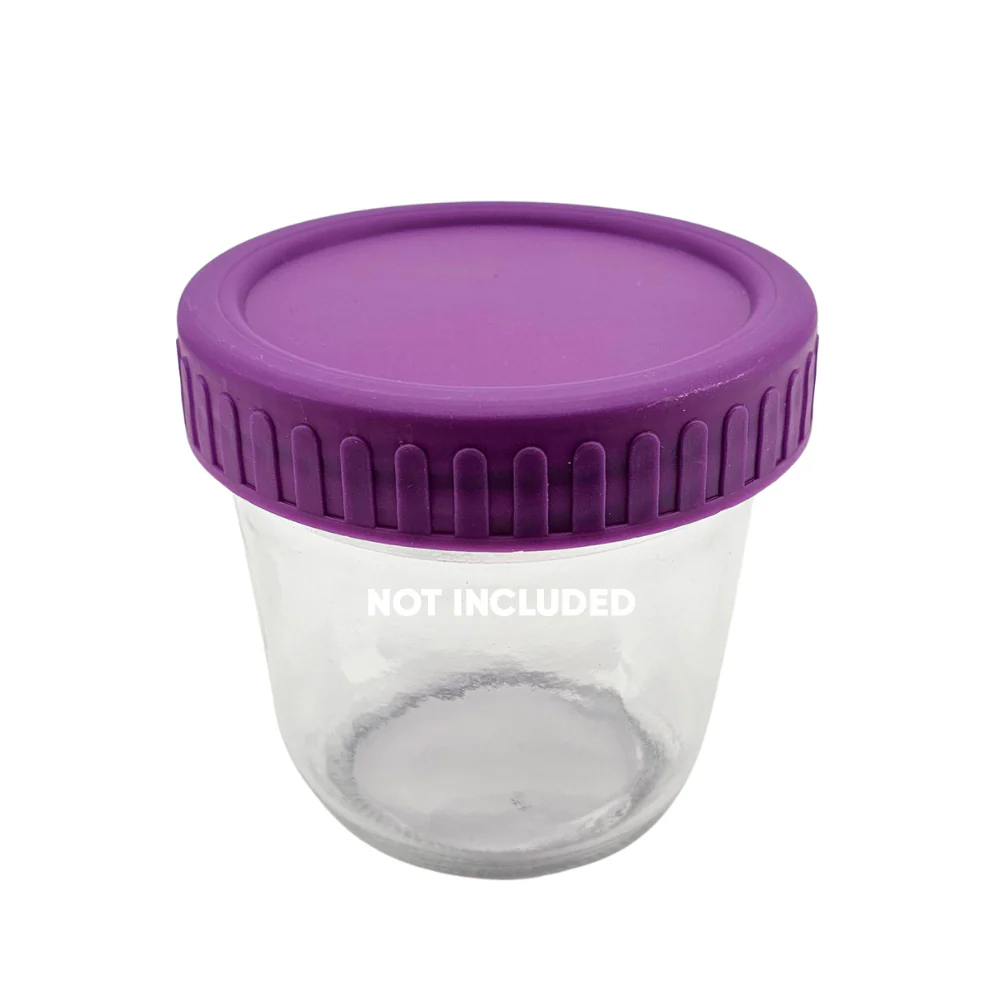 Haul Mason Jar Leak-Proof Lids  - 6 Pack (Purple) - Image 6