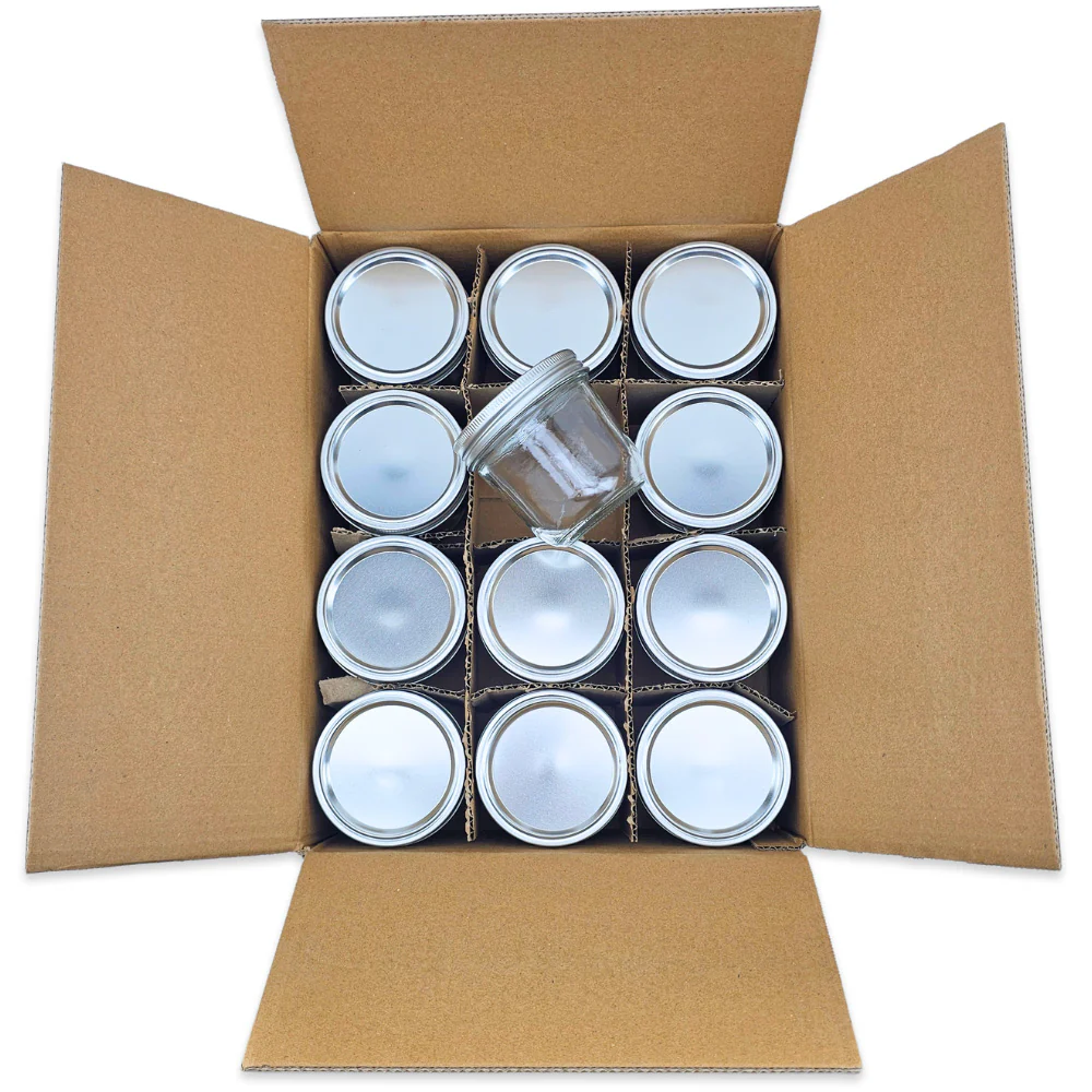 Haul Wide Mouth - 300mL - Half Pint Mason Jars & Lids - 12 Pack - Image 2