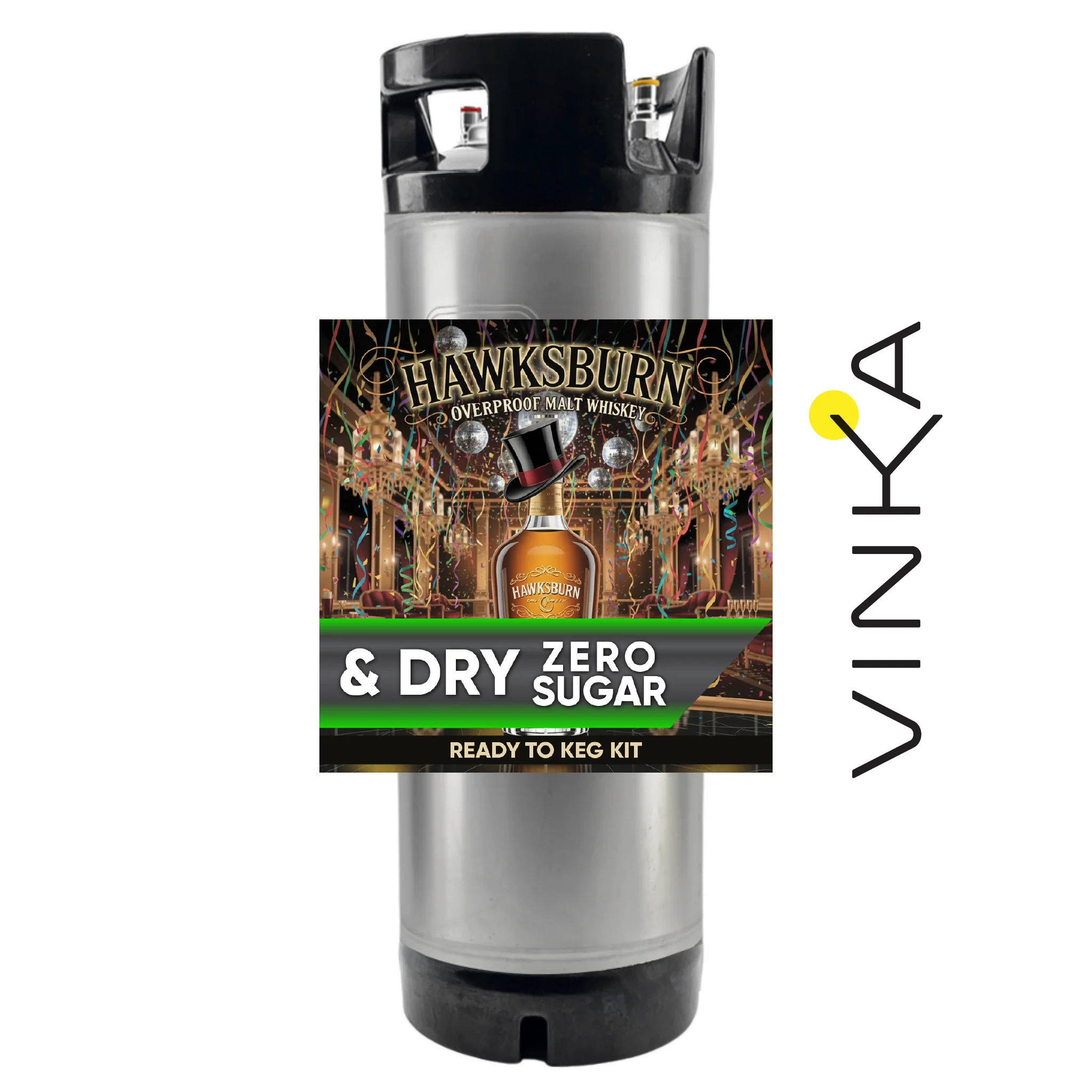 Hawksburn Malt Whiskey and Dry - Zero Sugar - Ready to Keg Kit - Image 5