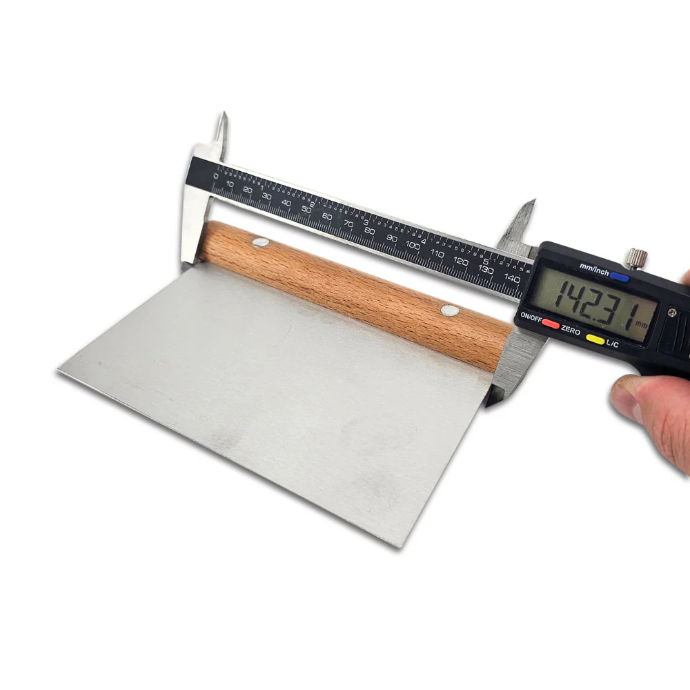 HIZO Heavy Duty Dough Scraper (Stainless Steel) - Image 3