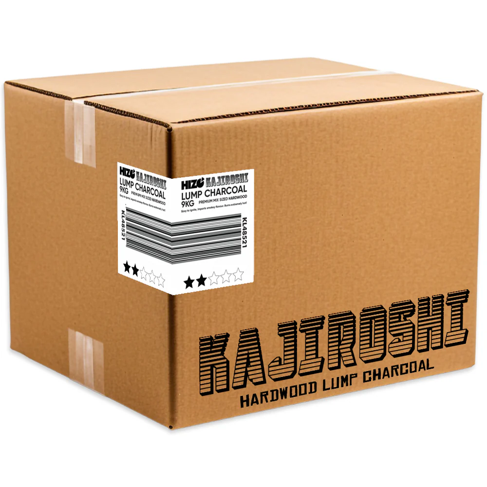 HIZO Kajiroshi - Lump Charcoal 9kg - Hardwood Tamarind - Image 2