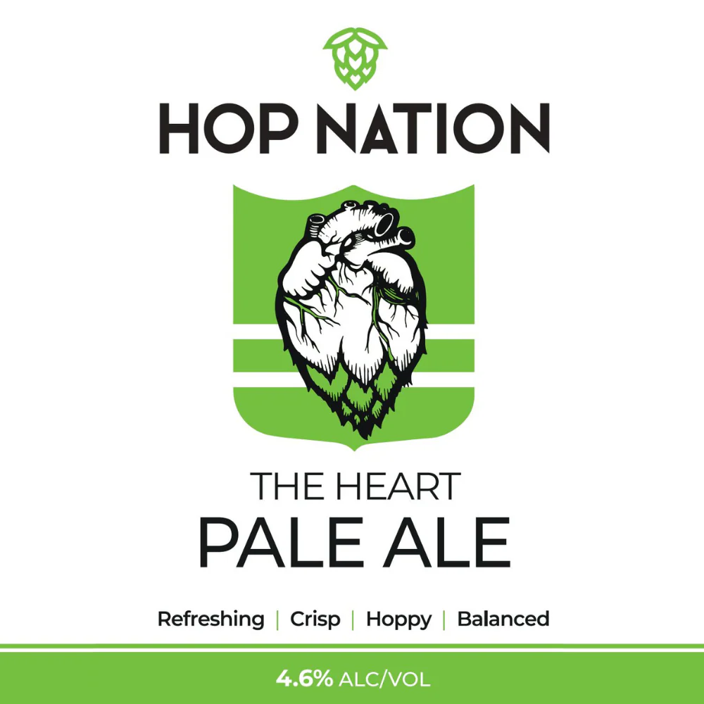 Hop Nation - Heart - Pale Ale - 20L A-type Keg - Image 2