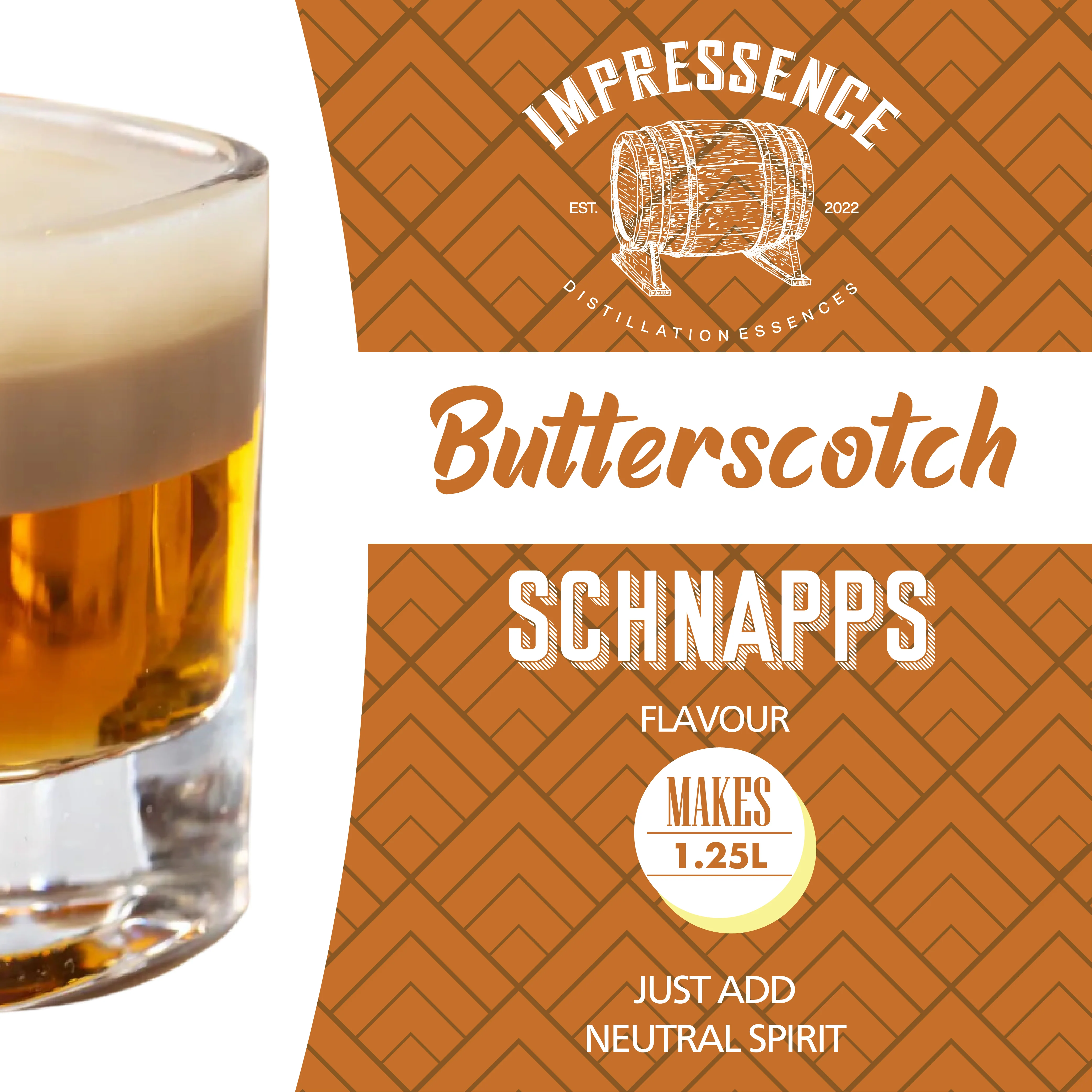 Impressence - Butterscotch Schnapps Spirit Flavouring - 5L Bladder - Image 2