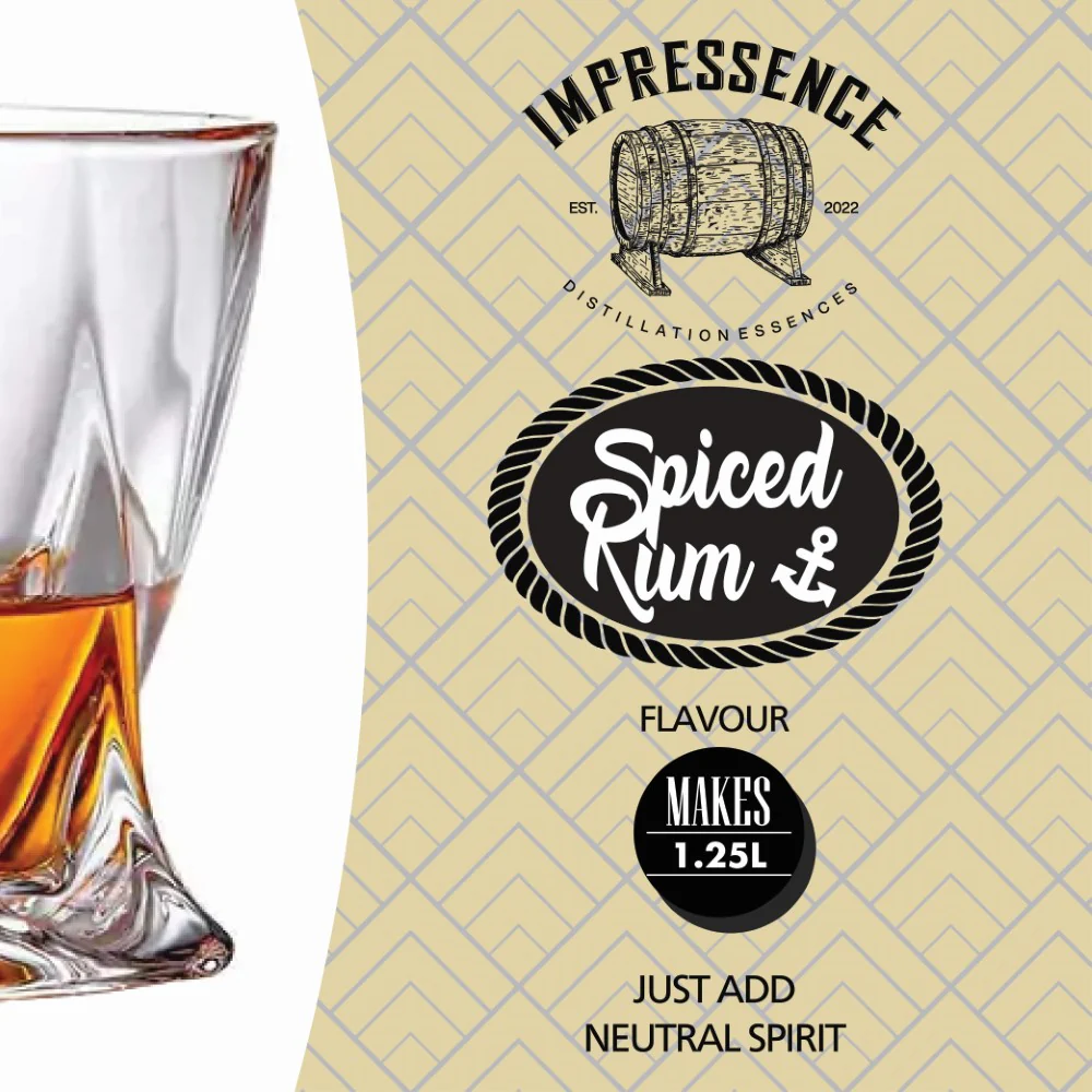 Impressence - Spiced Rum Spirit Flavouring - 50mL - Image 2