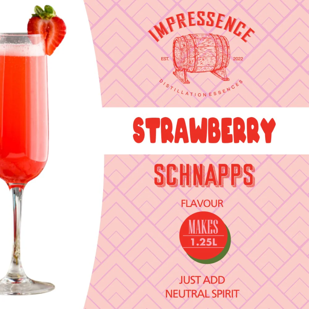 Impressence - Strawberry Schnapps Spirit Flavouring - 50mL - Image 2