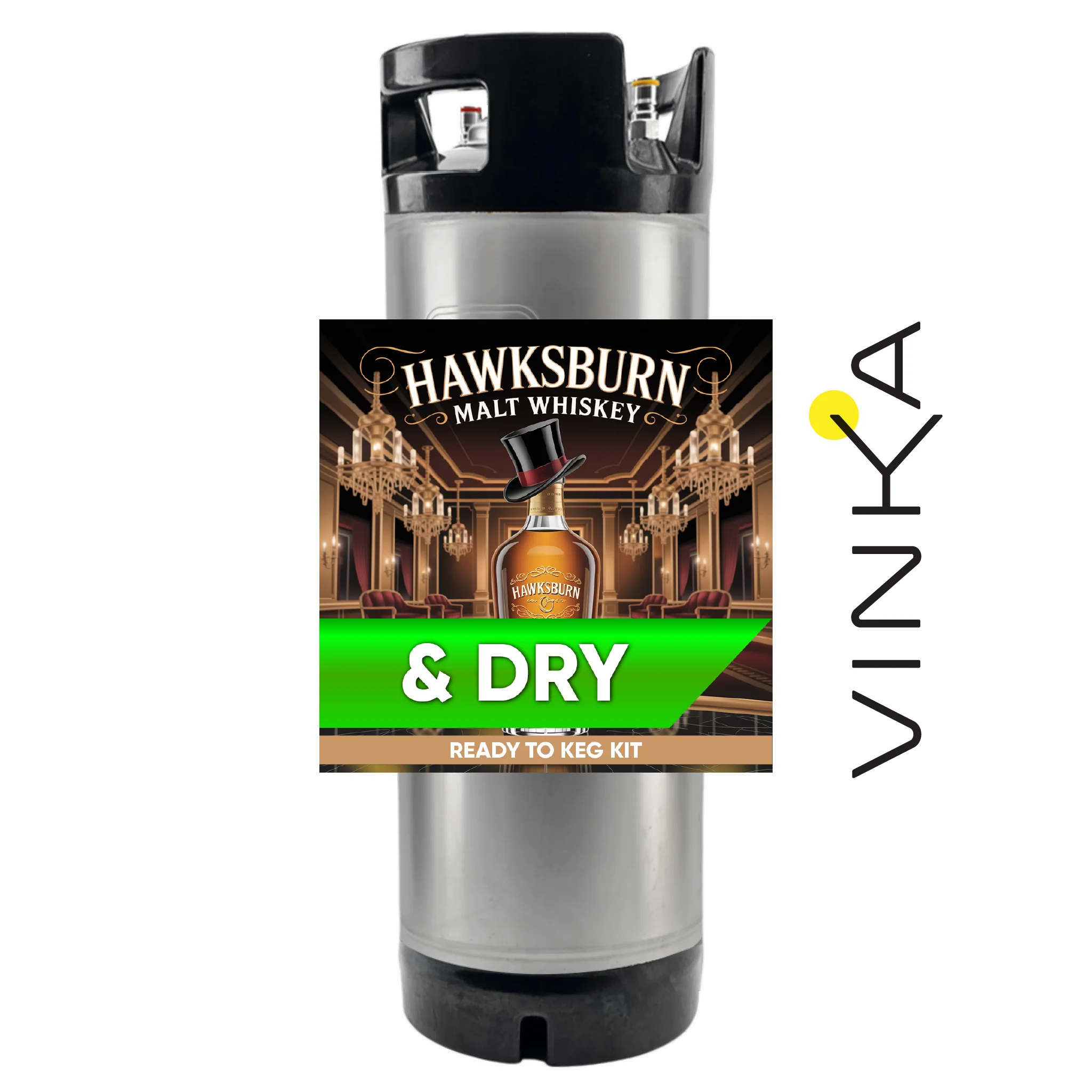 Hawksburn Malt Whiskey and Dry Ready to Keg Kit - Image 3
