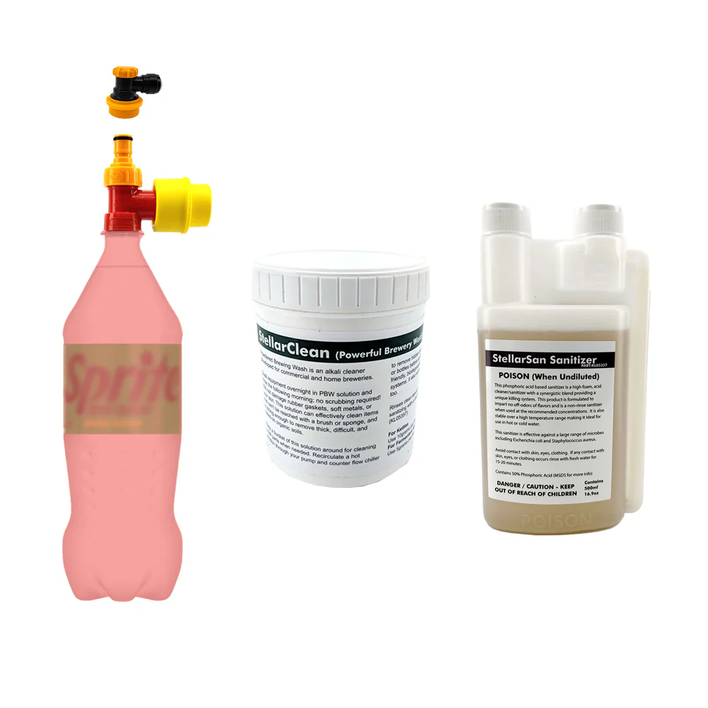 Kegerator Line Cleaner and Sanitiser Hand Pump Kit - Image 2