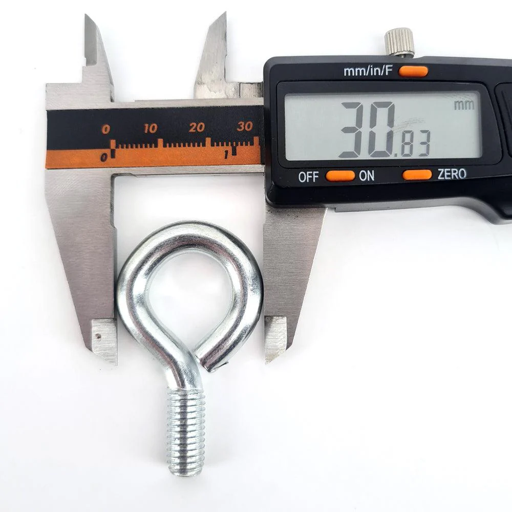 Eye Bolt and 2 x M8 Nuts for Polycarbonate Sight Glass - 2 Piece Set (for Keggles) - Image 2