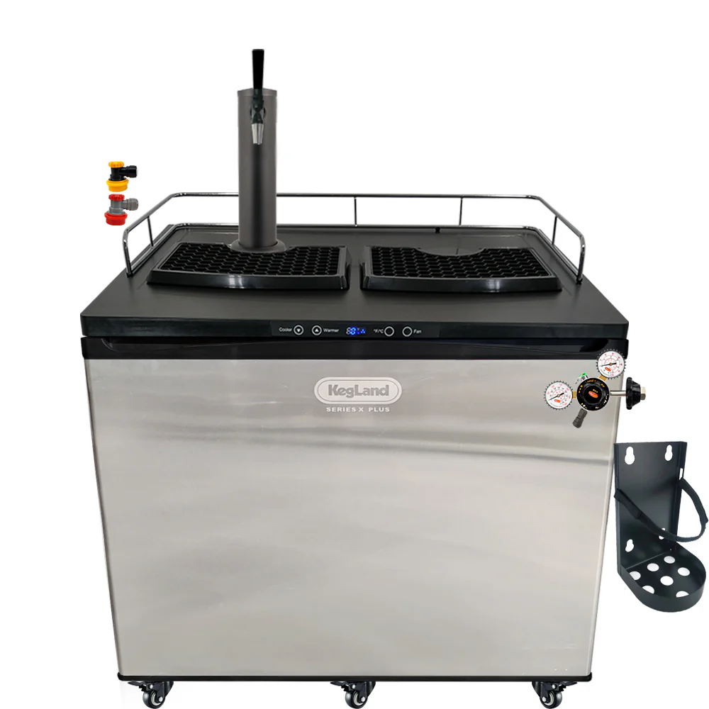 KegLand Series X Plus Kegerator Black Homebrew Bar Kit - Image 8