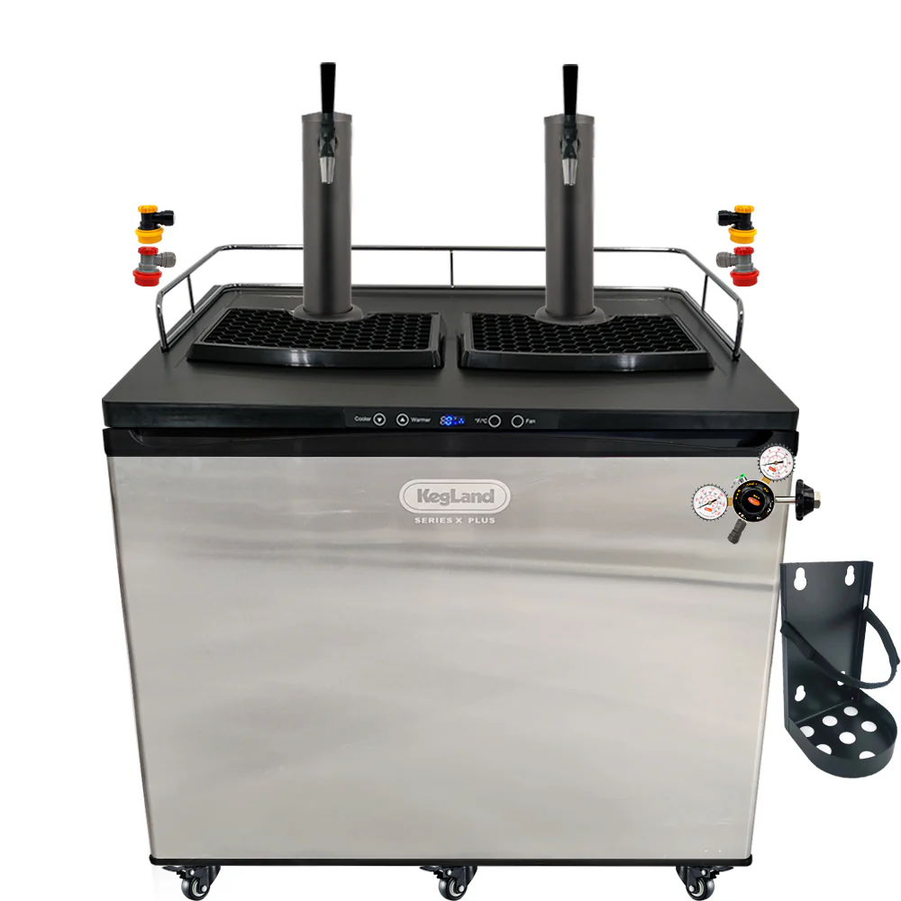 KegLand Series X Plus Kegerator Black Homebrew Bar Kit - Image 9