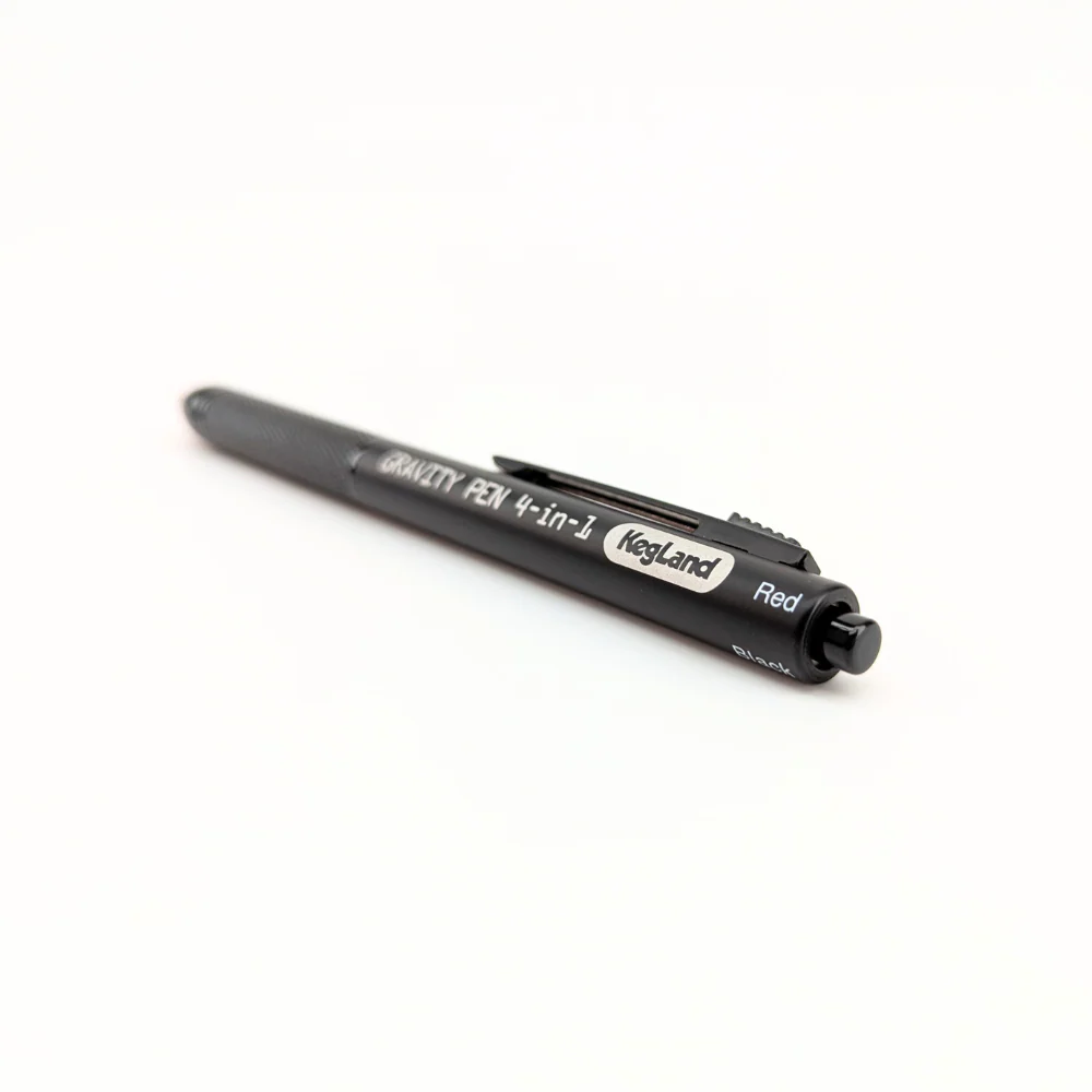 KegLand - Gravity Pen 4 in 1 (0.5mm Pencil, Red, Black, Blue) - Image 3