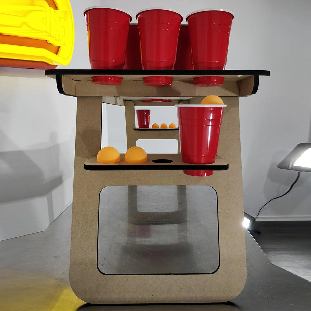 KegLand Beer Pong Table 40cm x 105cm - MDF - Image 6