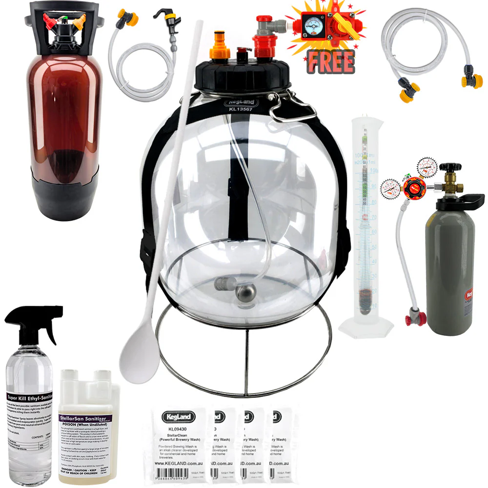 KegLand Pressure Fermenter Home Brew Starter Kit - Bronco Tap Kegging - Image 8