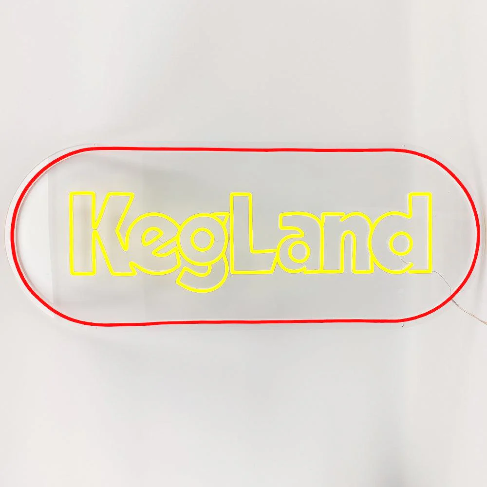 KegLand Soft LED Neon Sign 1000mm x 400mm (12v with AU power adaptor) - Image 2