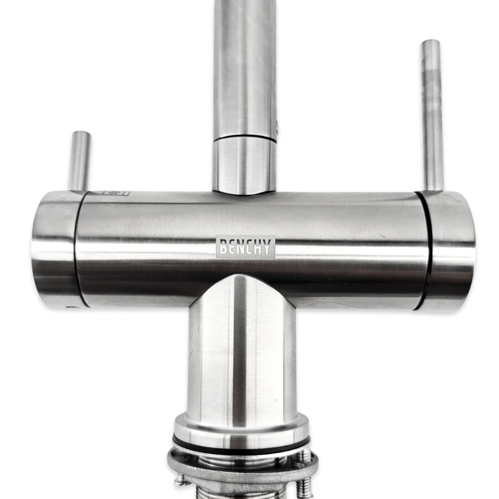 Benchy 4 in 1 Kitchen Mixer Tap (Hot-Cold-Chilled-Sparking) - Stainless Steel - Image 3