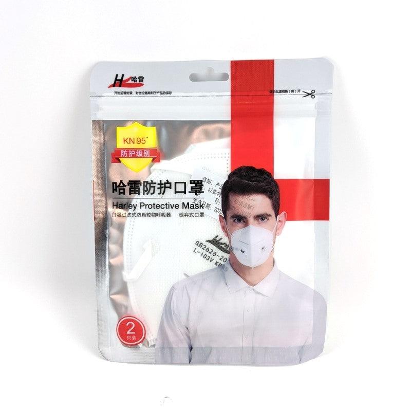 KN95 Dusk/Particulate/Microbe Disposable Mask - Harley Brand (2 Pack) - Image 3