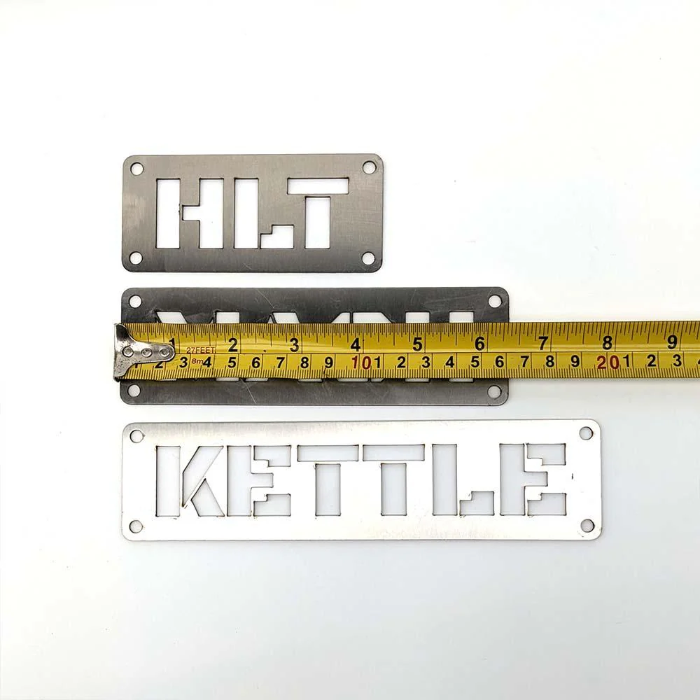 Laser Cut Brewery Labels - MASH, HLT, KETTLE - Image 5