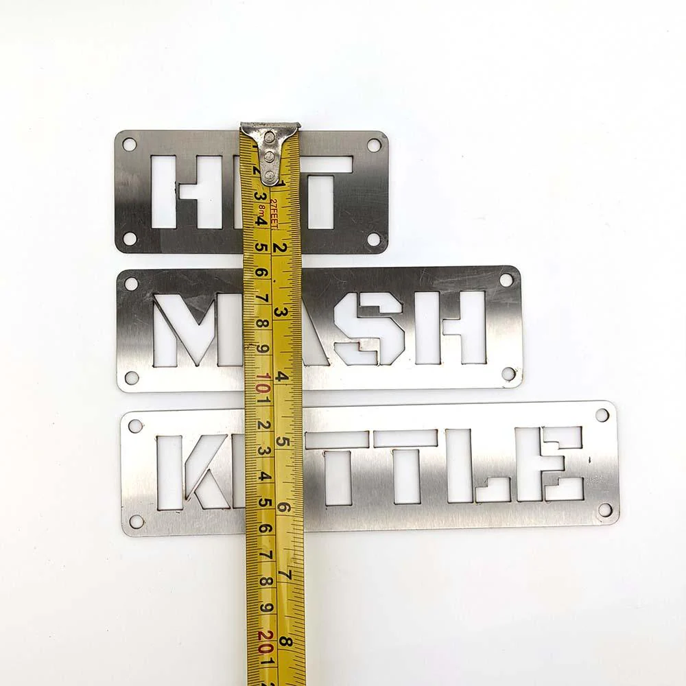 Laser Cut Brewery Labels - MASH, HLT, KETTLE - Image 6