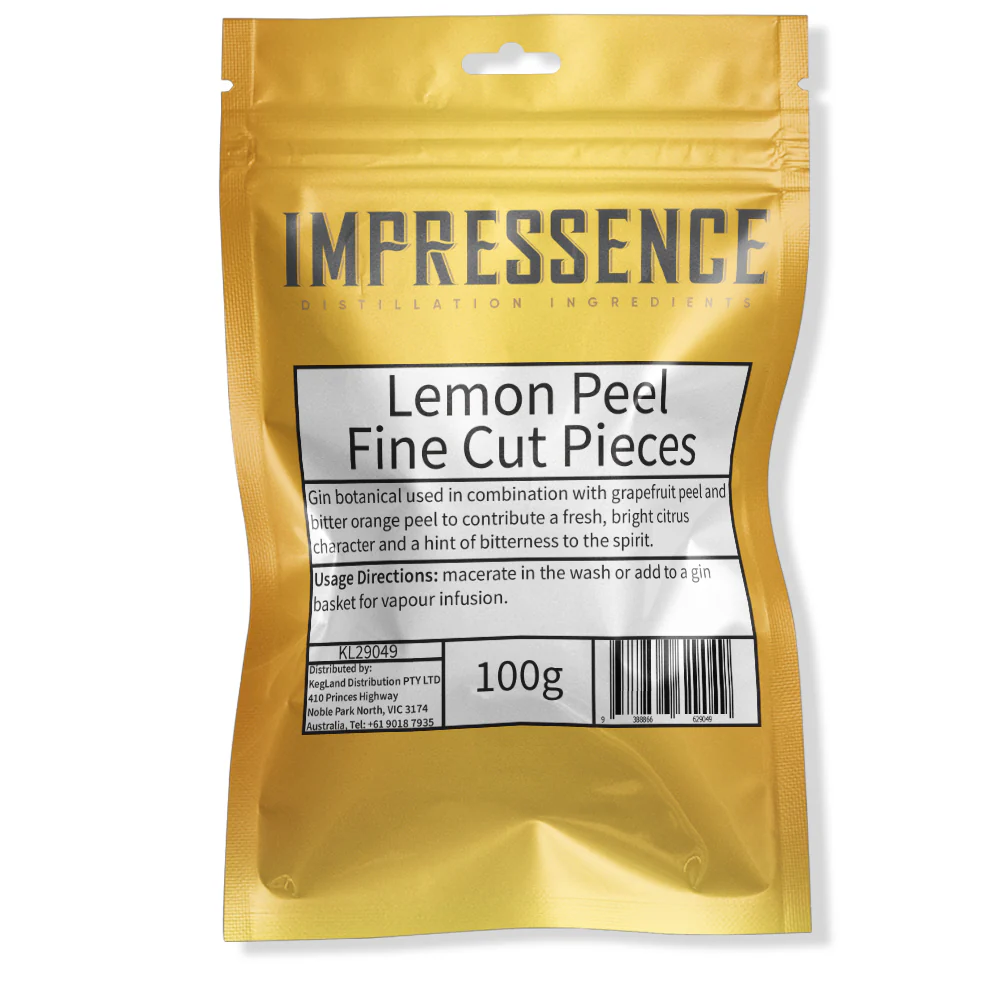 Lemon Peel Fine Cut Pieces - 100g - Image 2