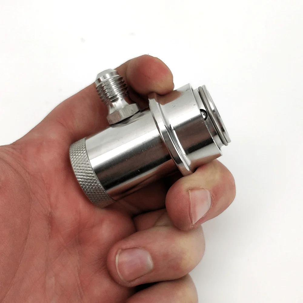 Machined Stainless Ball Lock Disconnect - MFL Thread (Black/Liquid) - Image 8