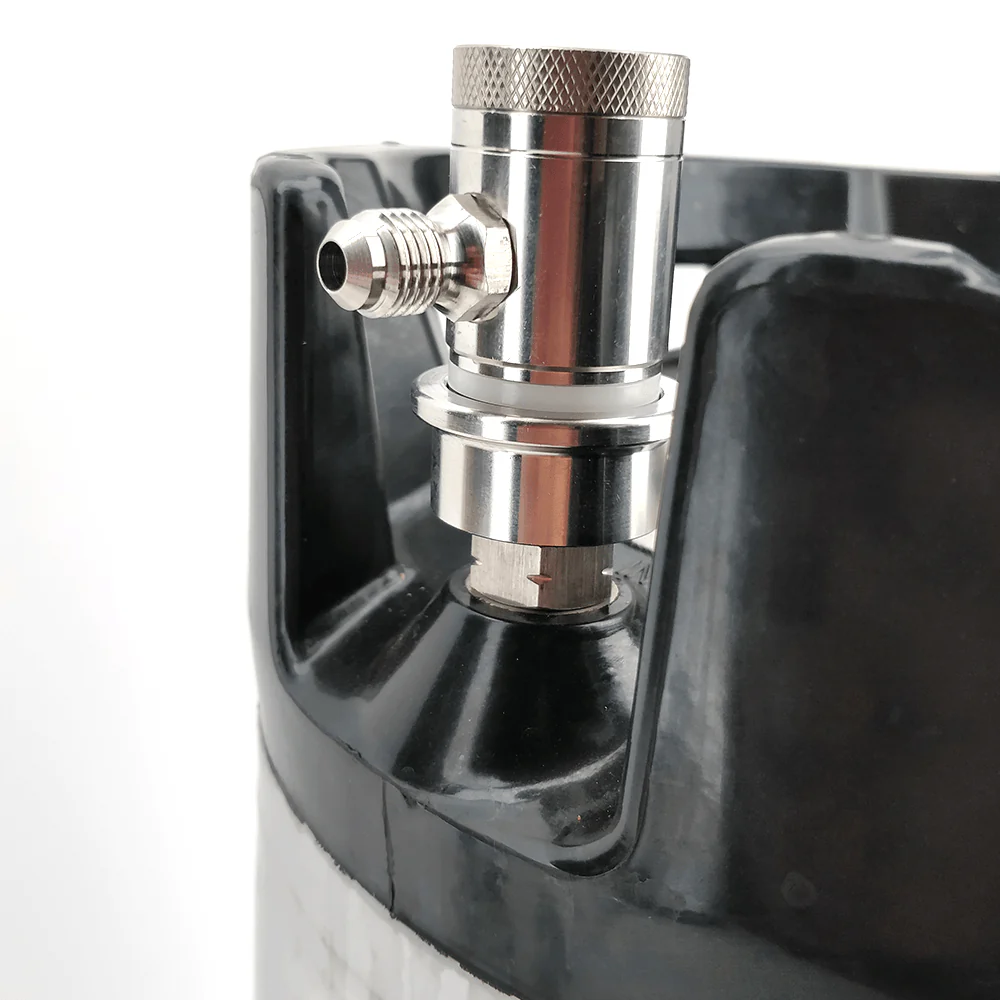 Machined Stainless Ball Lock Disconnect - MFL Thread (Grey/Gas) - Image 2